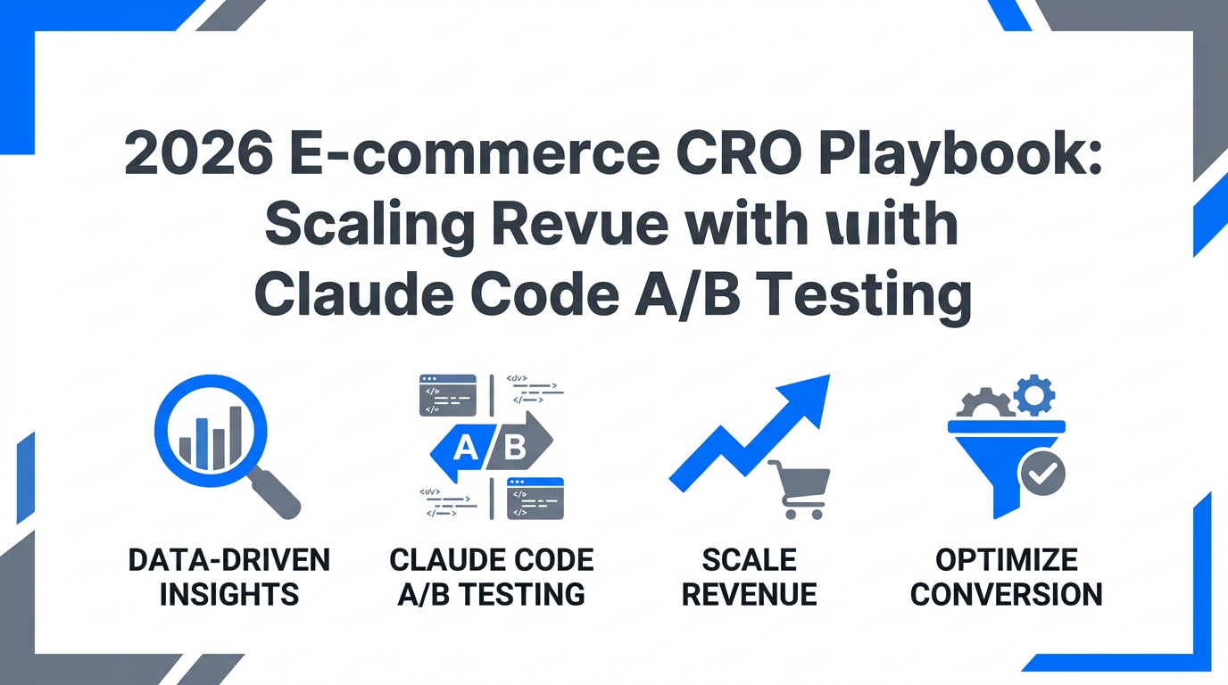 2026 E-commerce CRO Playbook: Scaling Revenue with Claude Code A/B Testing