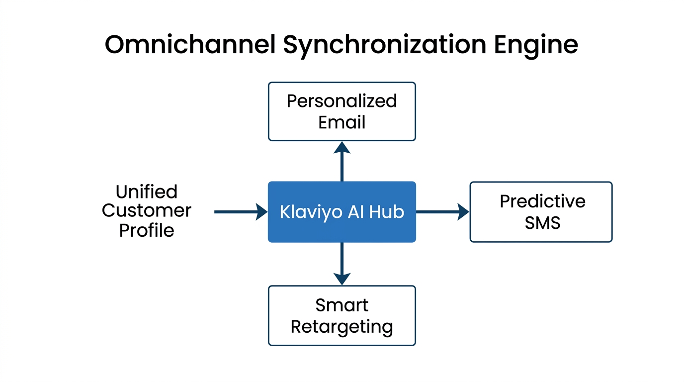 How the central AI hub synchronizes marketing across all channels.