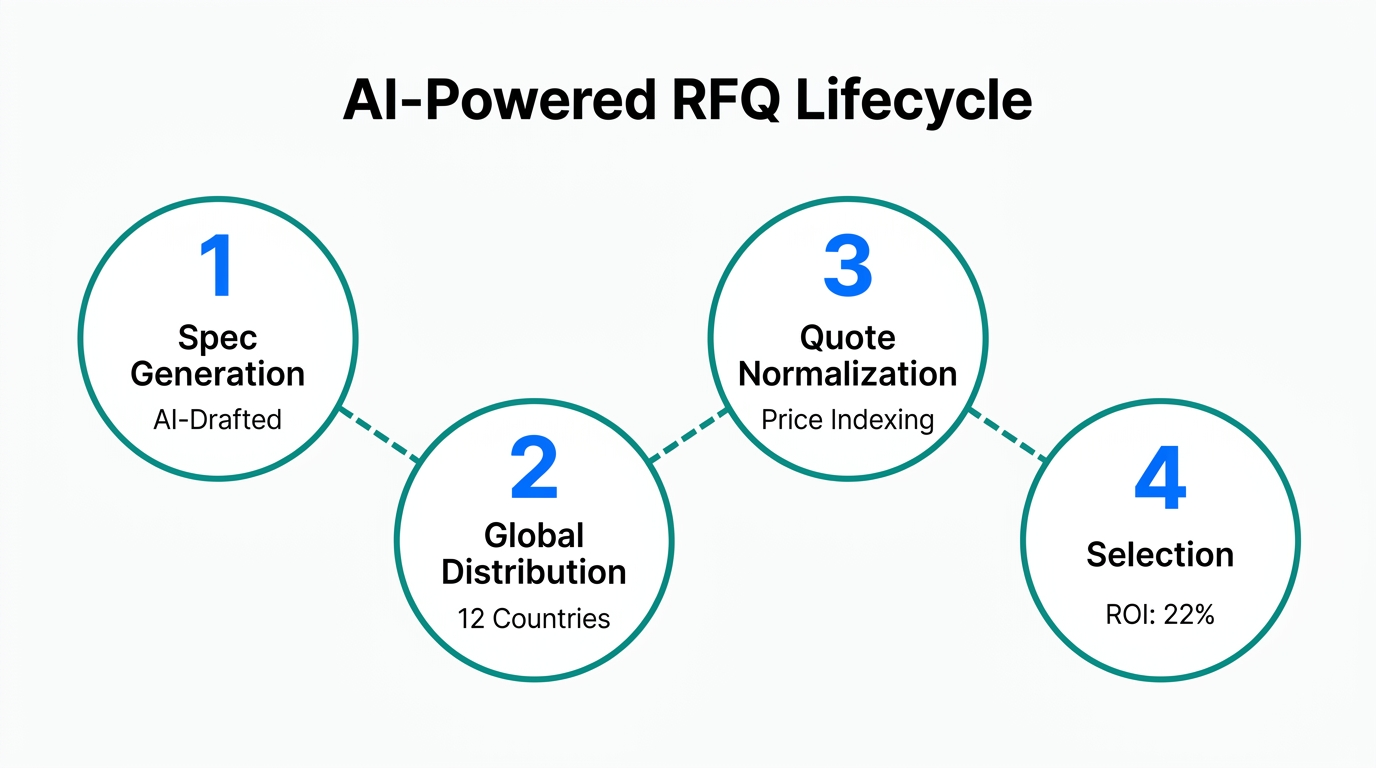 The four-step process for executing a high-efficiency RFQ strategy.