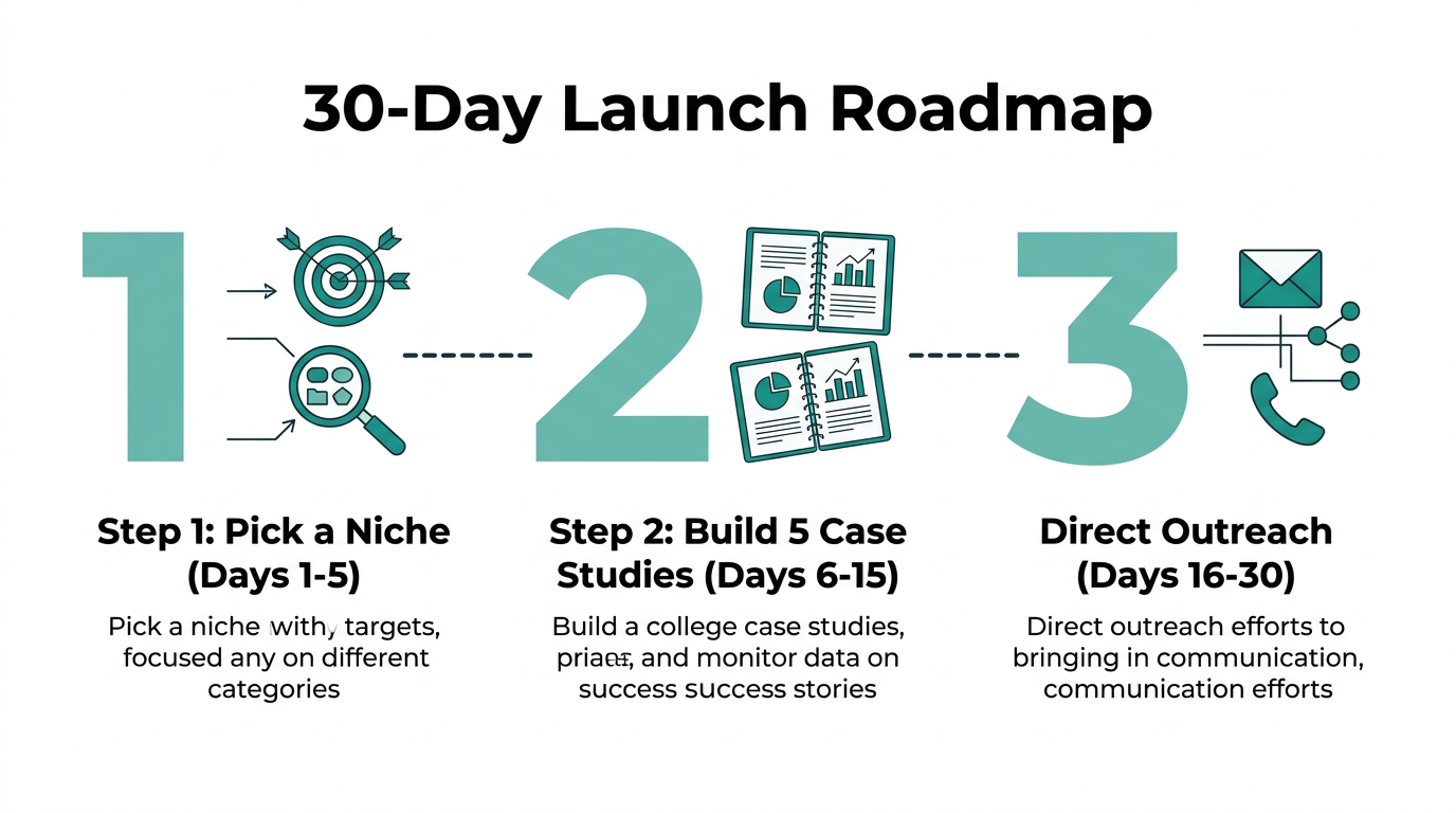 The 30-day action plan to launch your ghostwriting business.