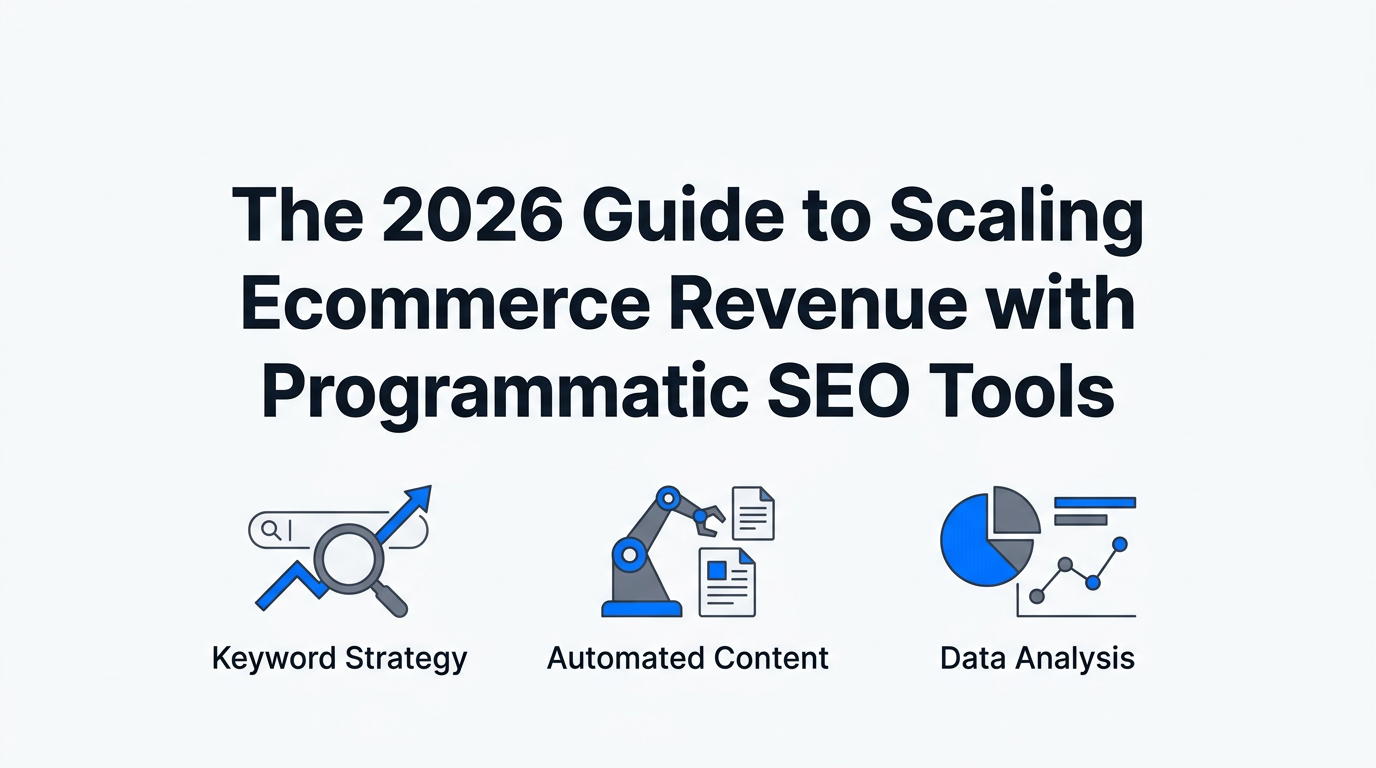 The 2026 Guide to Scaling Ecommerce Revenue with Programmatic SEO Tools