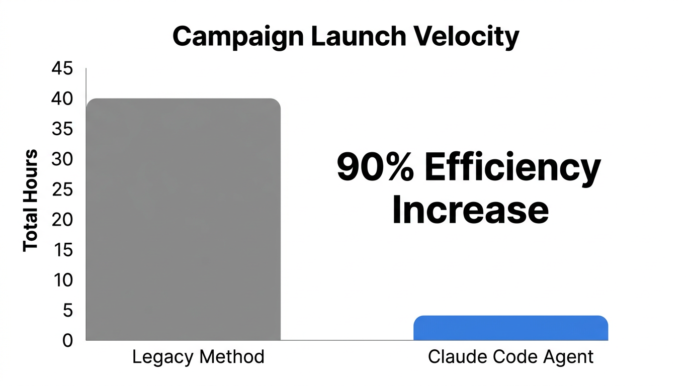 Efficiency gains observed when migrating from manual workflows to agentic automation.