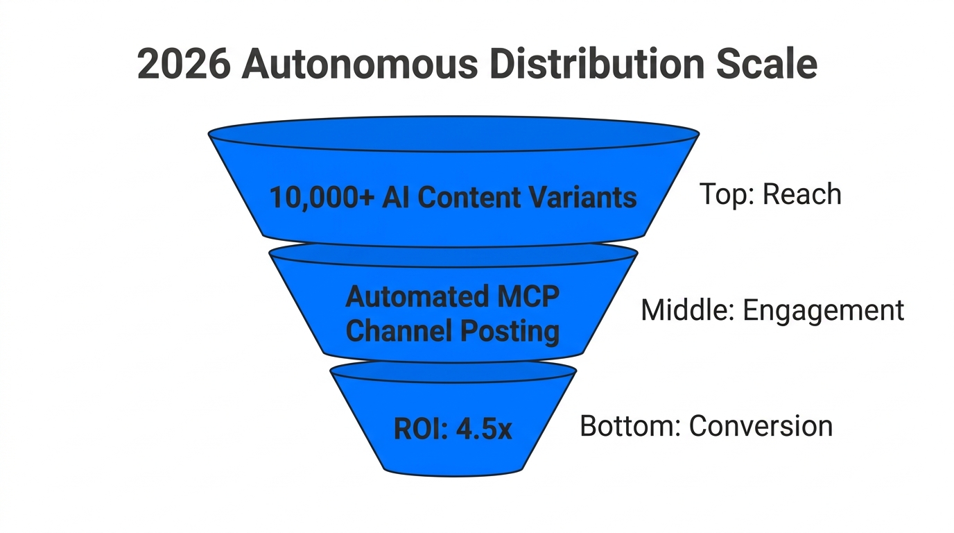 Scaling marketing distribution and ROI using autonomous MCP-enabled agents.