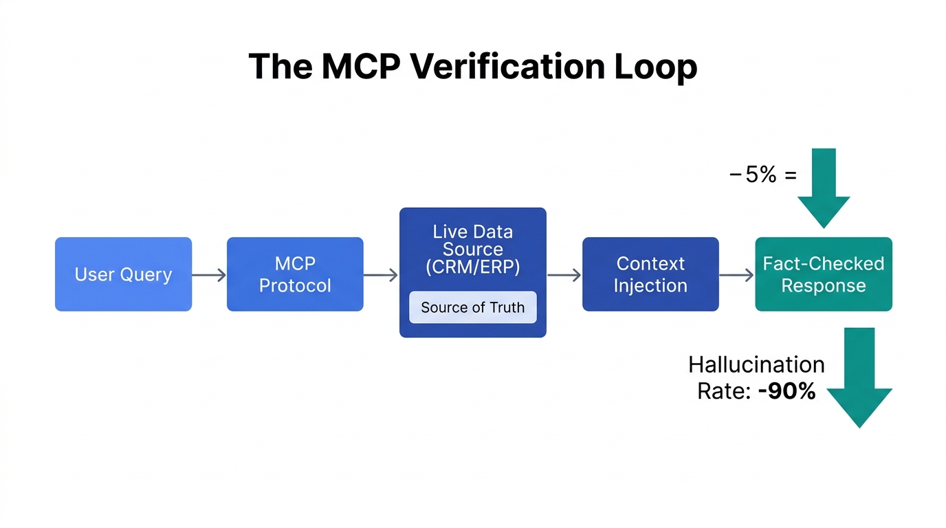 How MCP retrieves live data to prevent AI hallucinations.