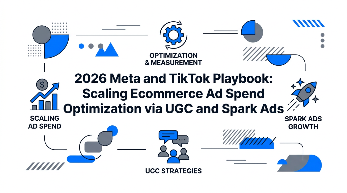 2026 Meta and TikTok Playbook: Scaling Ecommerce Ad Spend Optimization via UGC and Spark Ads