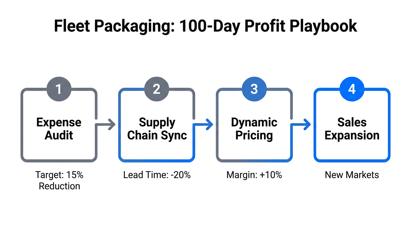 The four-step process Fleet Packaging used to double profits.