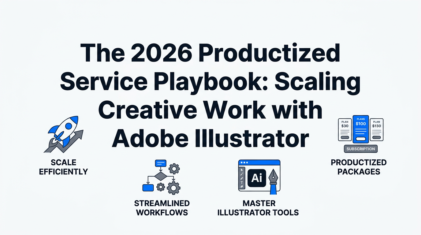 The 2026 Productized Service Playbook: Scaling Creative Work with Adobe Illustrator