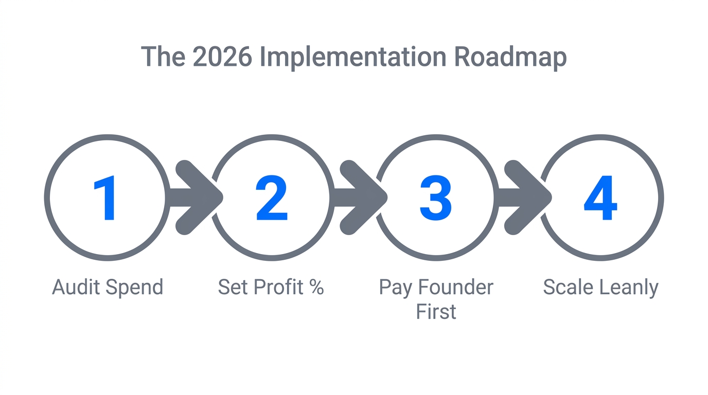 A step-by-step roadmap for implementing the 2026 Profit First framework.