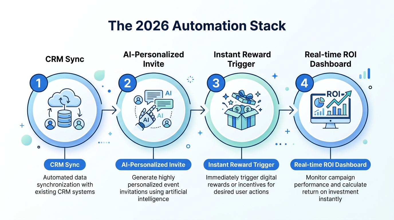 The four-step automated technology stack for modern referral marketing.