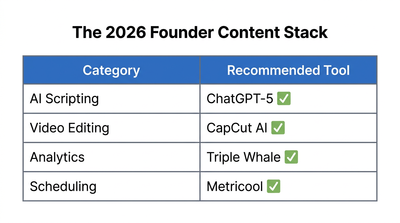 Essential tools for scaling short-form content production in 2026.