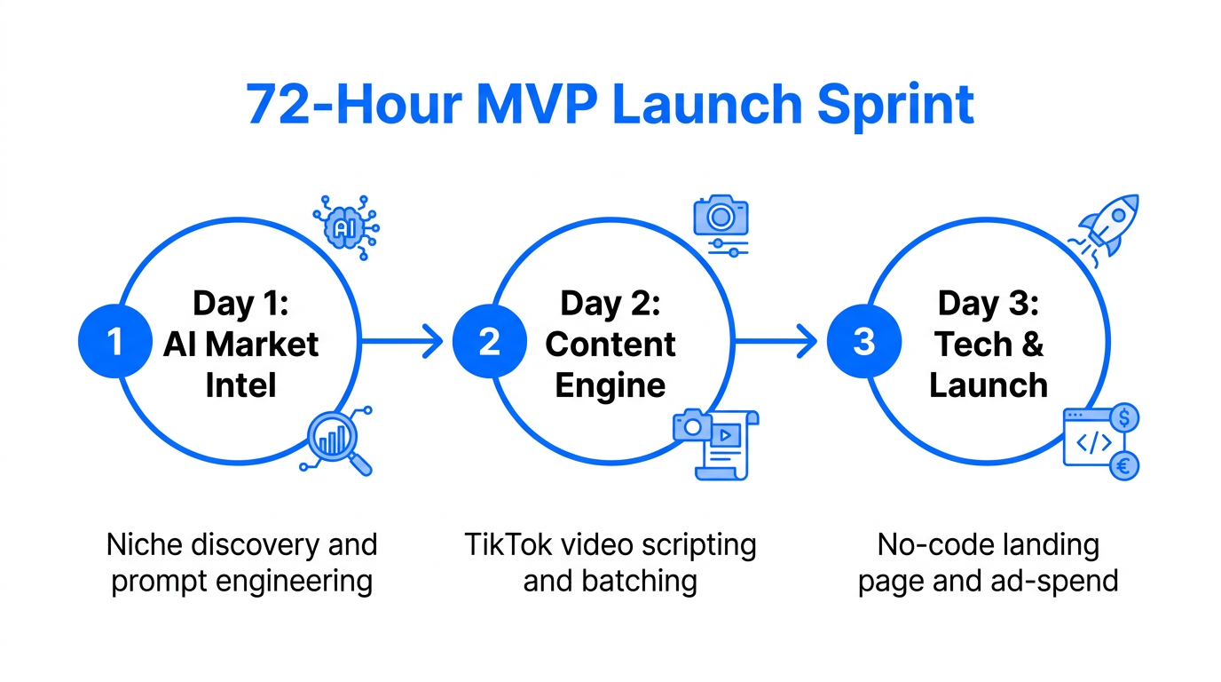 A 3-day timeline for rapid prototyping and market launch.