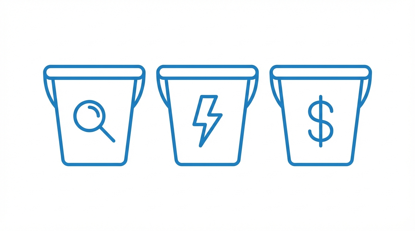 The Three Bucket Framework