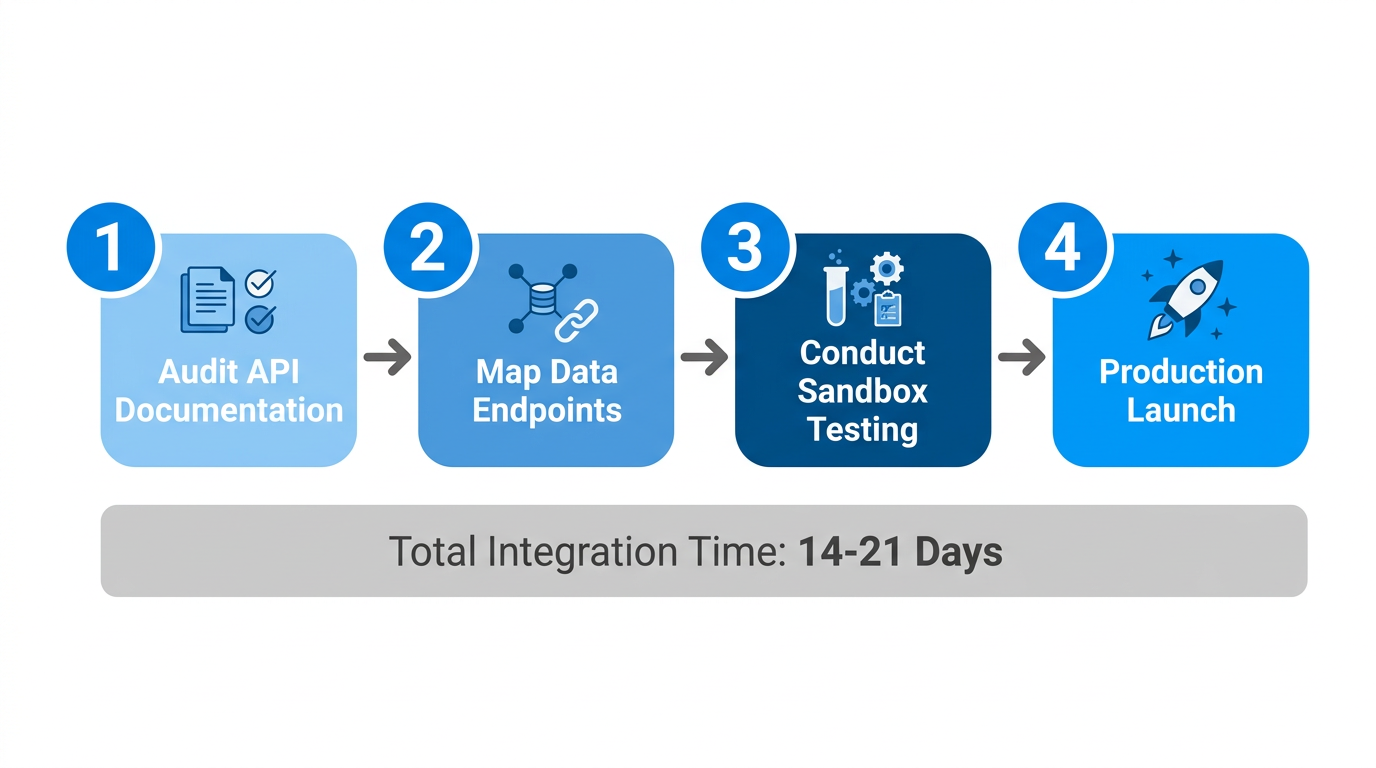 Four-step roadmap for successful 3PL and social commerce API integration.