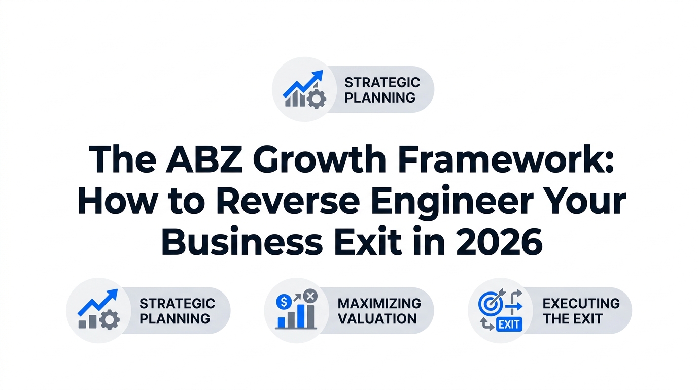 The ABZ Growth Framework: How to Reverse Engineer Your Business Exit in 2026