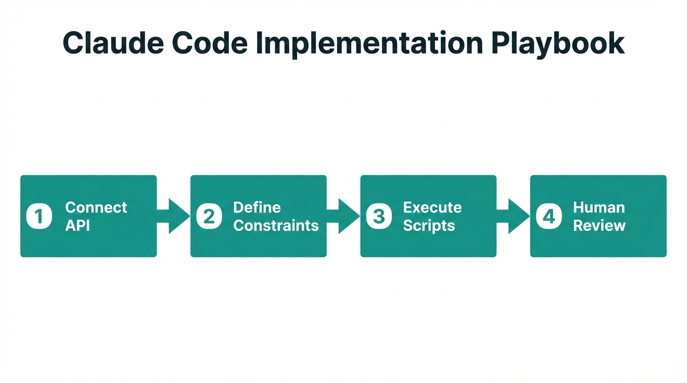 Step-by-step playbook for implementing Claude Code in advertising workflows.