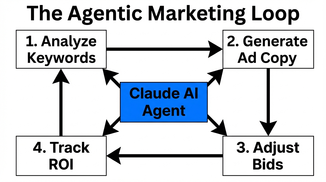The autonomous agentic workflow loop for performance marketing.