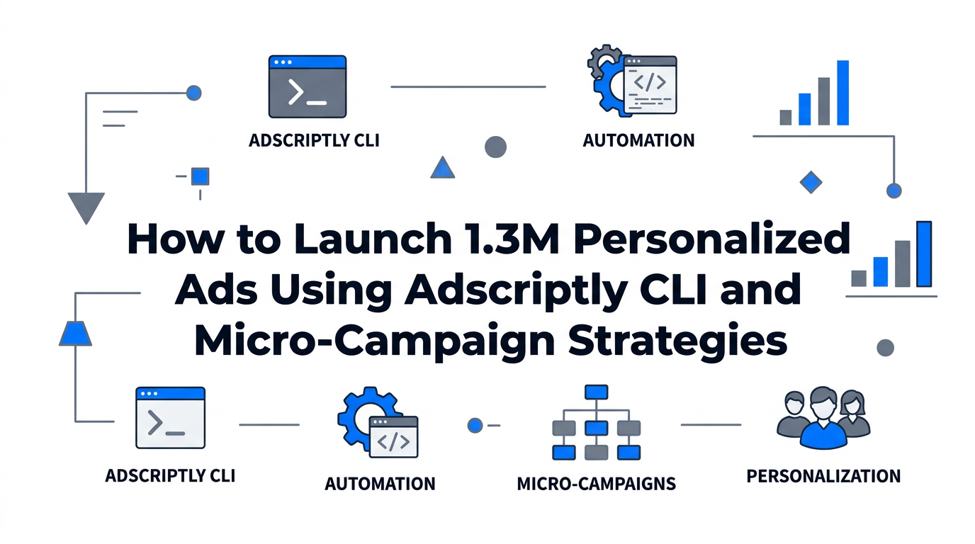 How to Launch 1.3M Personalized Ads Using Adscriptly CLI and Micro-Campaign Strategies