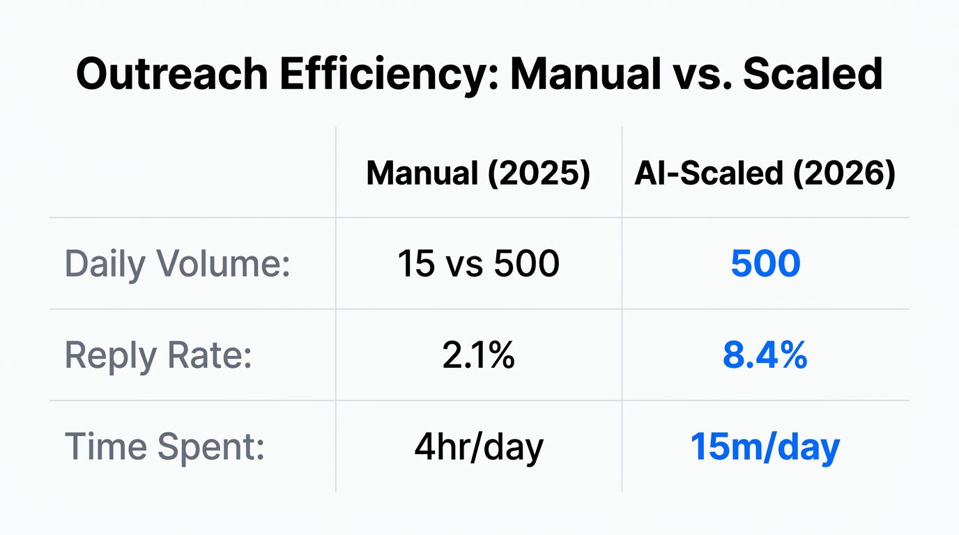 Efficiency comparison showing the impact of automated scaling.