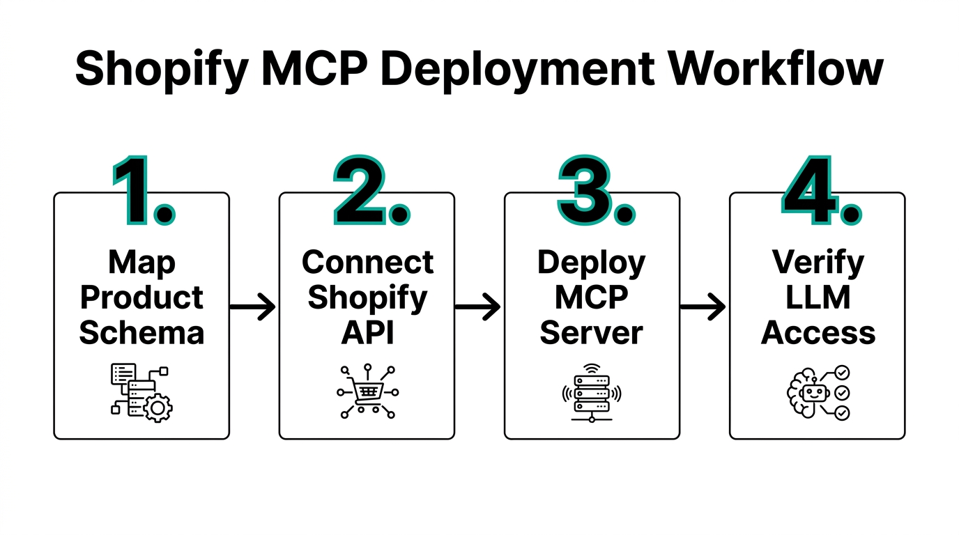 Step-by-step process for implementing Model Context Protocol on Shopify.