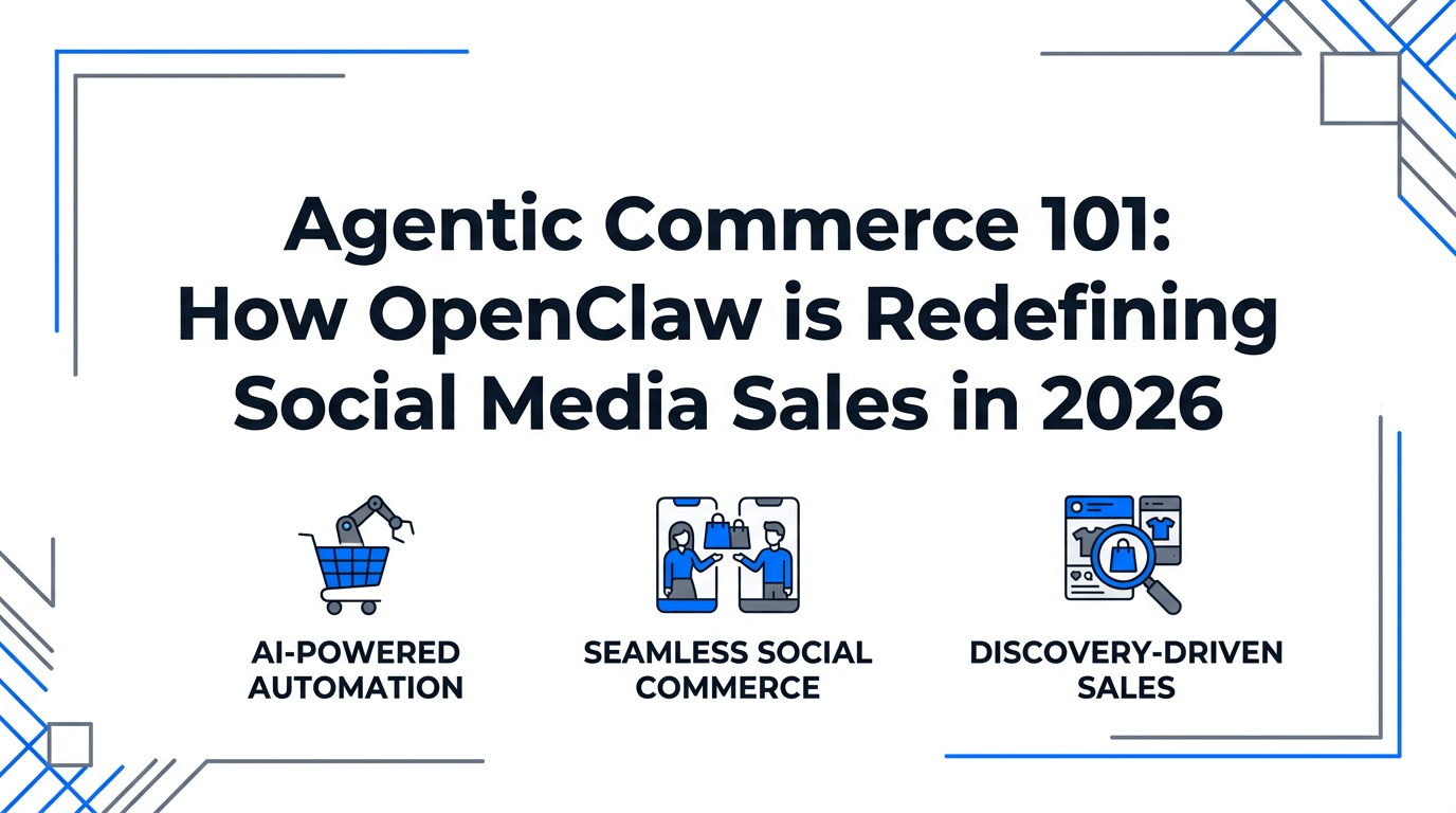 Agentic Commerce 101: How OpenClaw is Redefining Social Media Sales in 2026