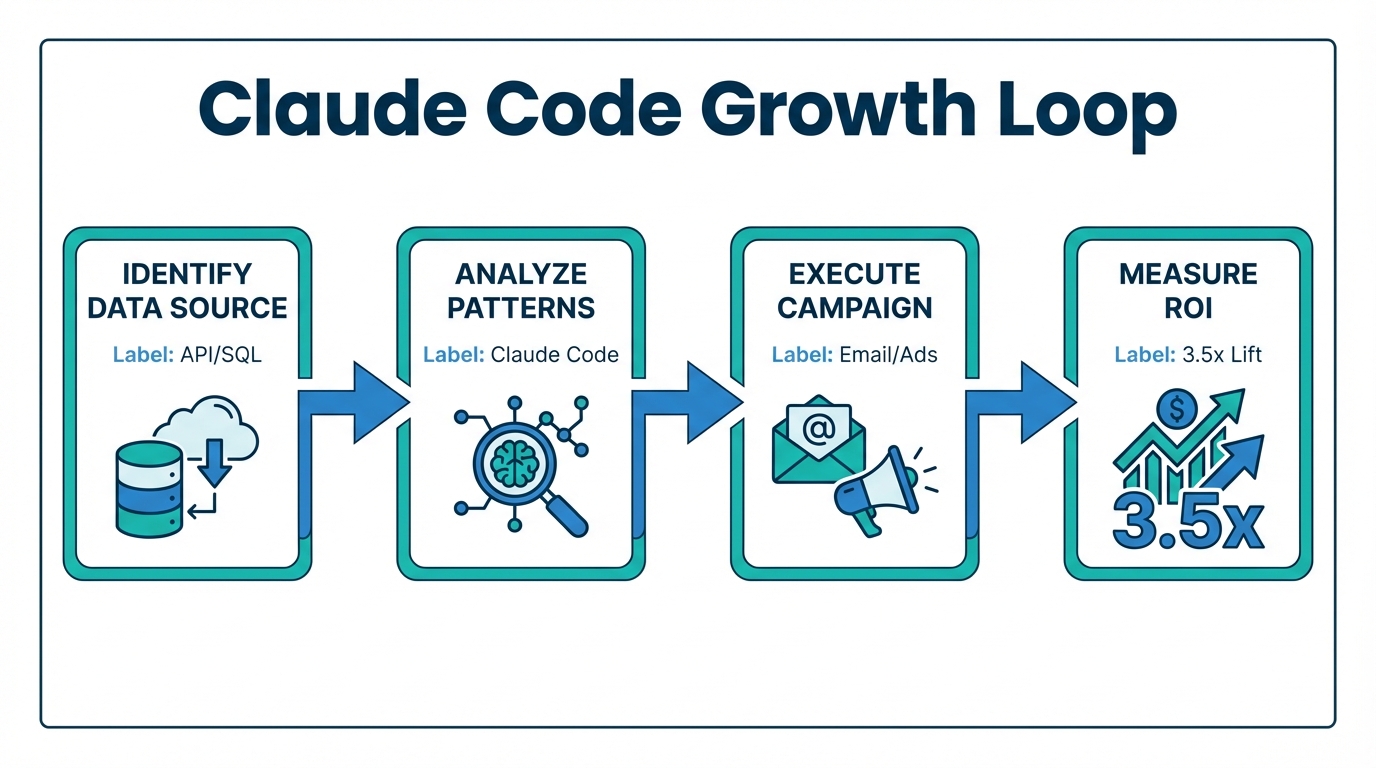 The autonomous growth loop powered by Claude Code integration.