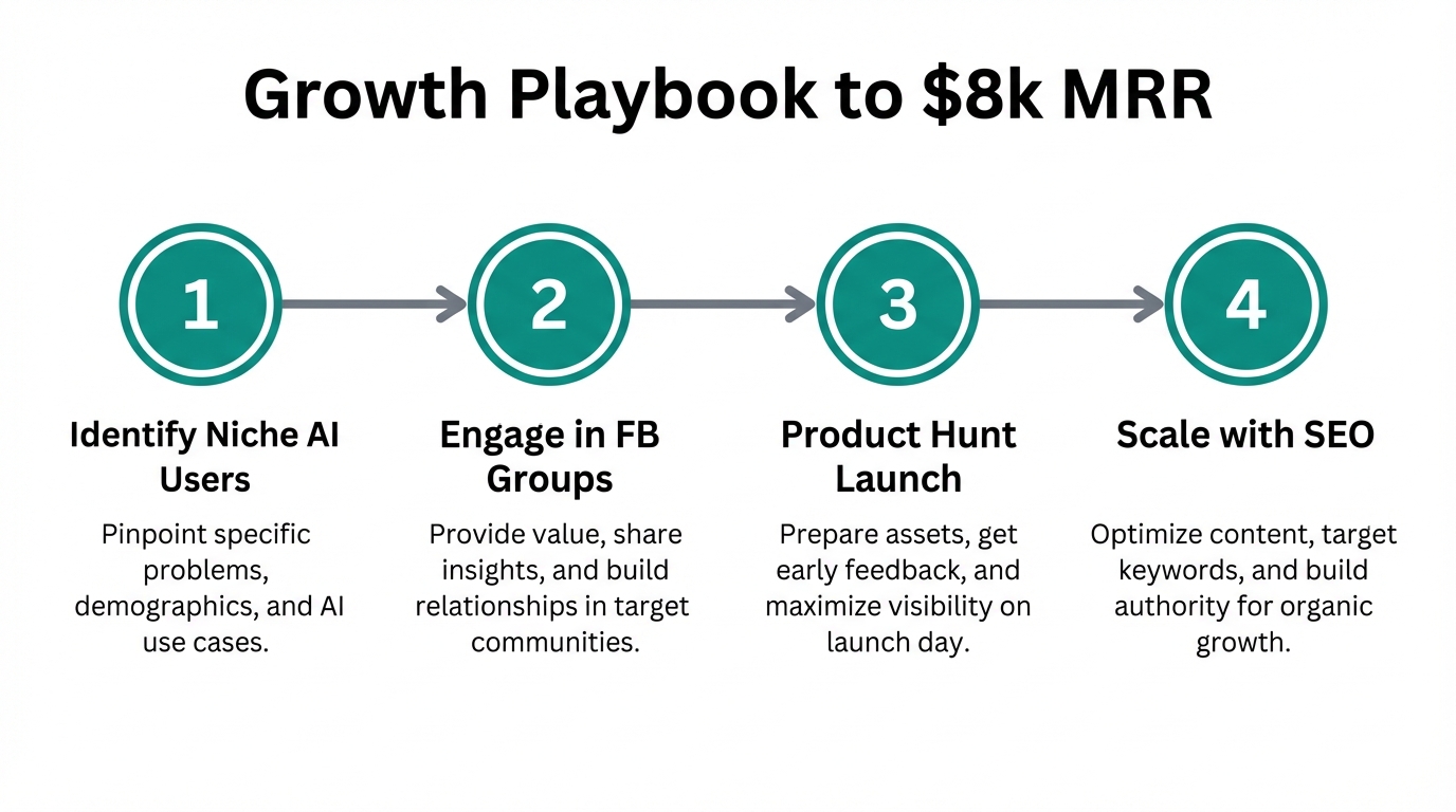 The four-step marketing playbook used to scale AI Crea.