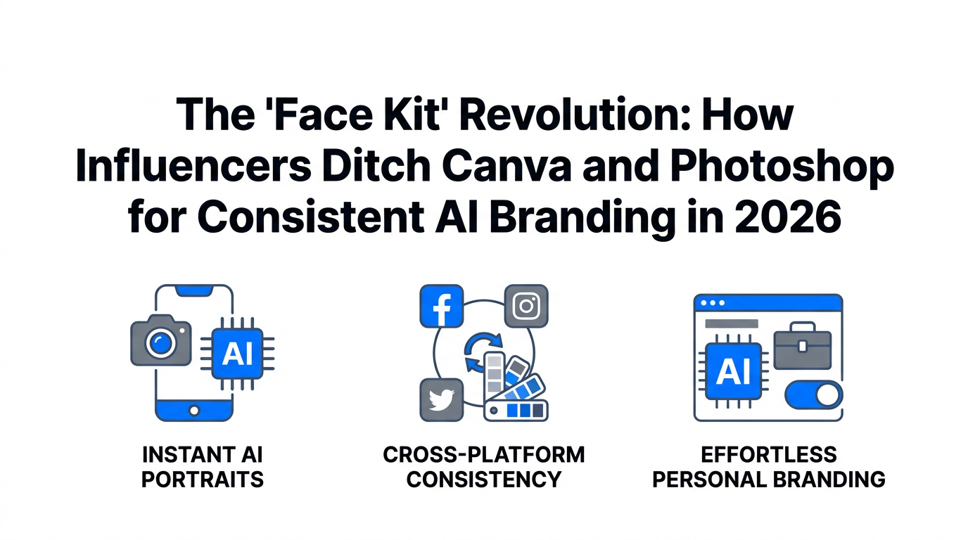 The 'Face Kit' Revolution: How Influencers Ditch Canva and Photoshop for Consistent AI Branding in 2026