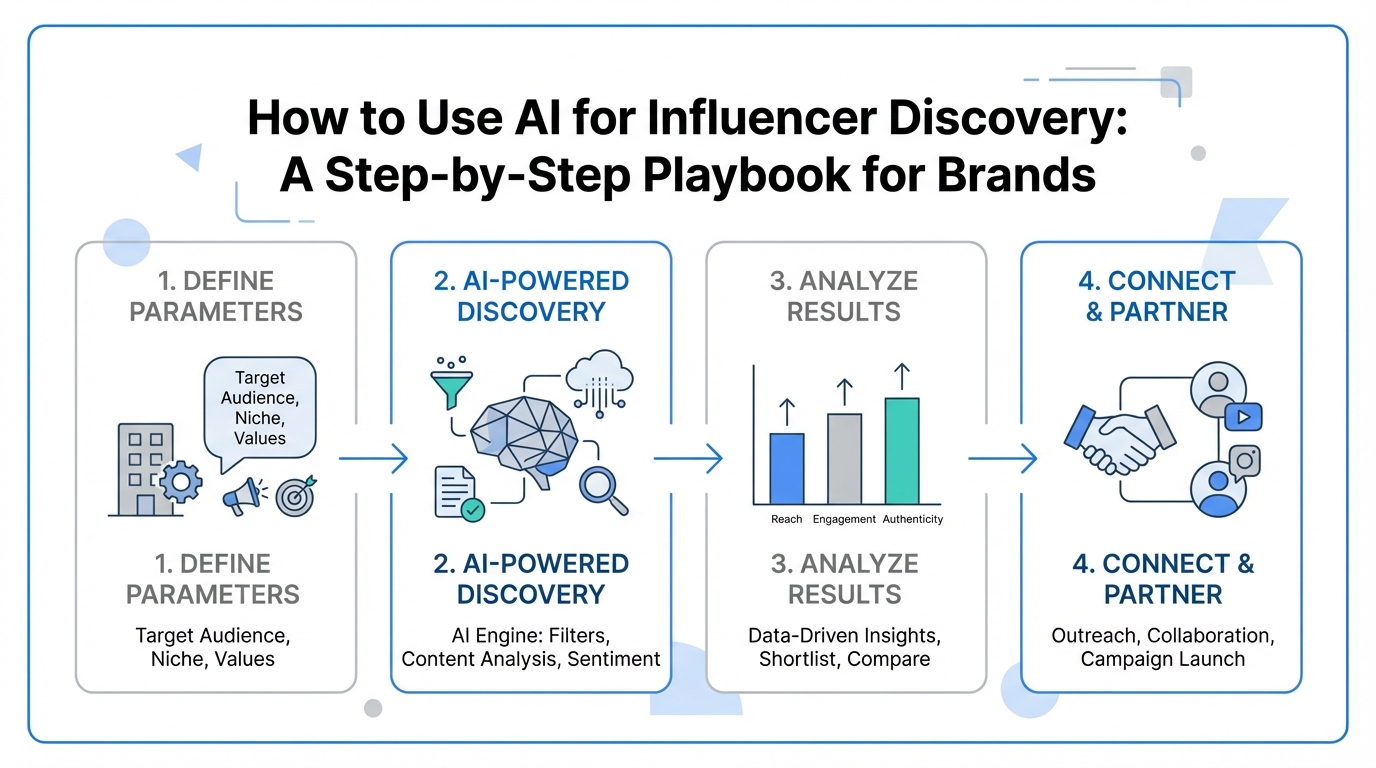 How to Use AI for Influencer Discovery: A Step-by-Step Playbook for Brands