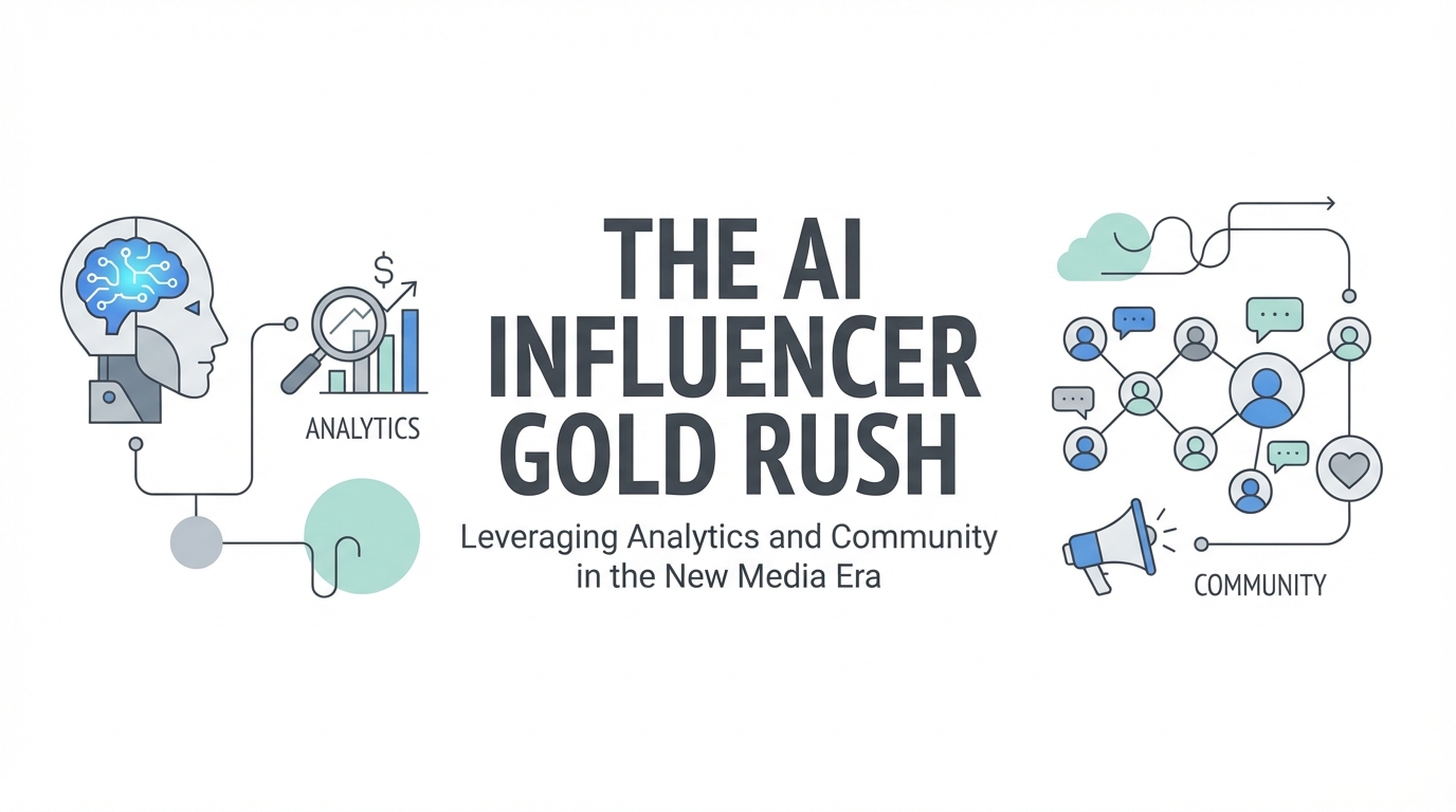 The AI Influencer Gold Rush: Leveraging Analytics and Community in the New Media Era