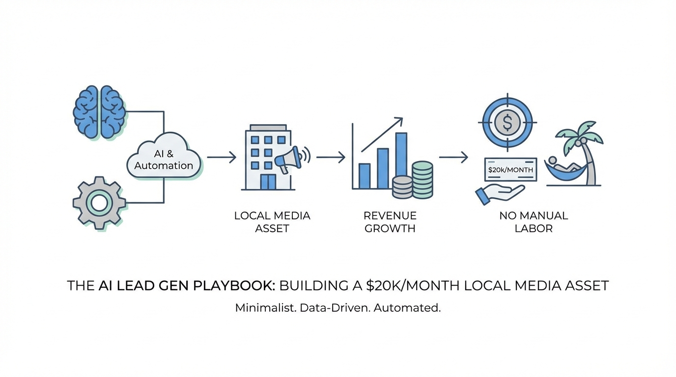 The AI Lead Gen Playbook: Building a $20k/Month Local Media Asset Without Manual Labor