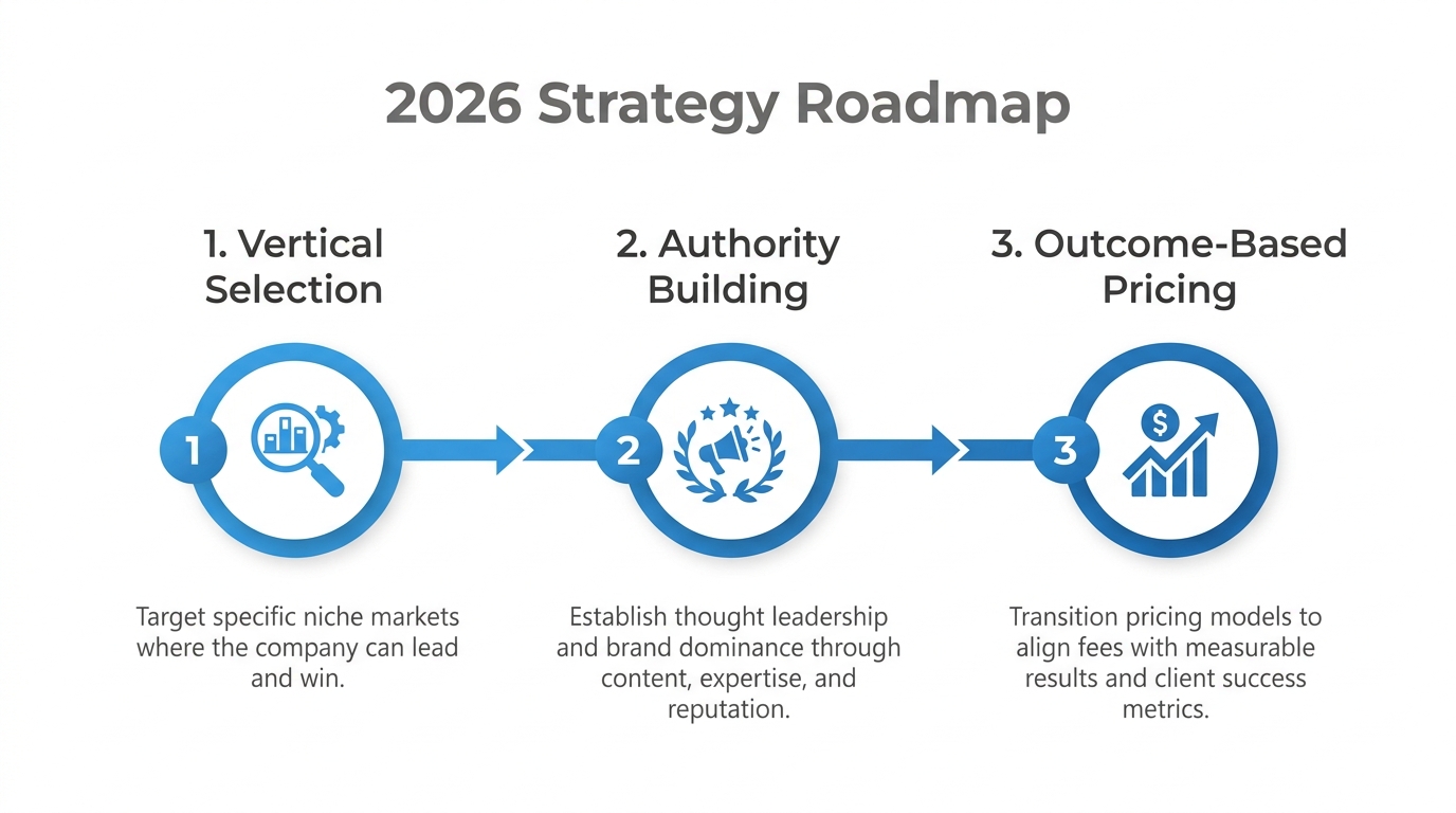 The three-step roadmap for agency success in the 2026 market.