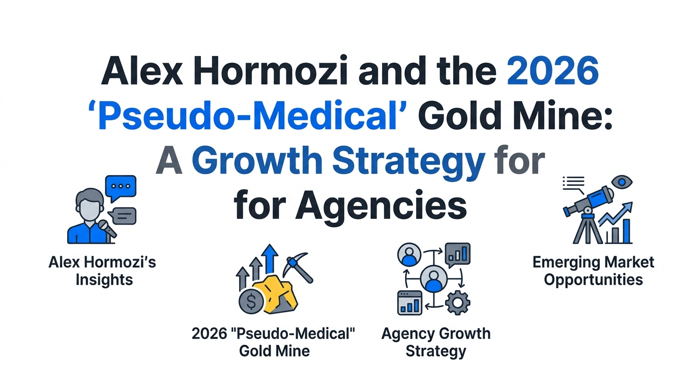 Alex Hormozi and the 2026 'Pseudo-Medical' Gold Mine: A Growth Strategy for Agencies
