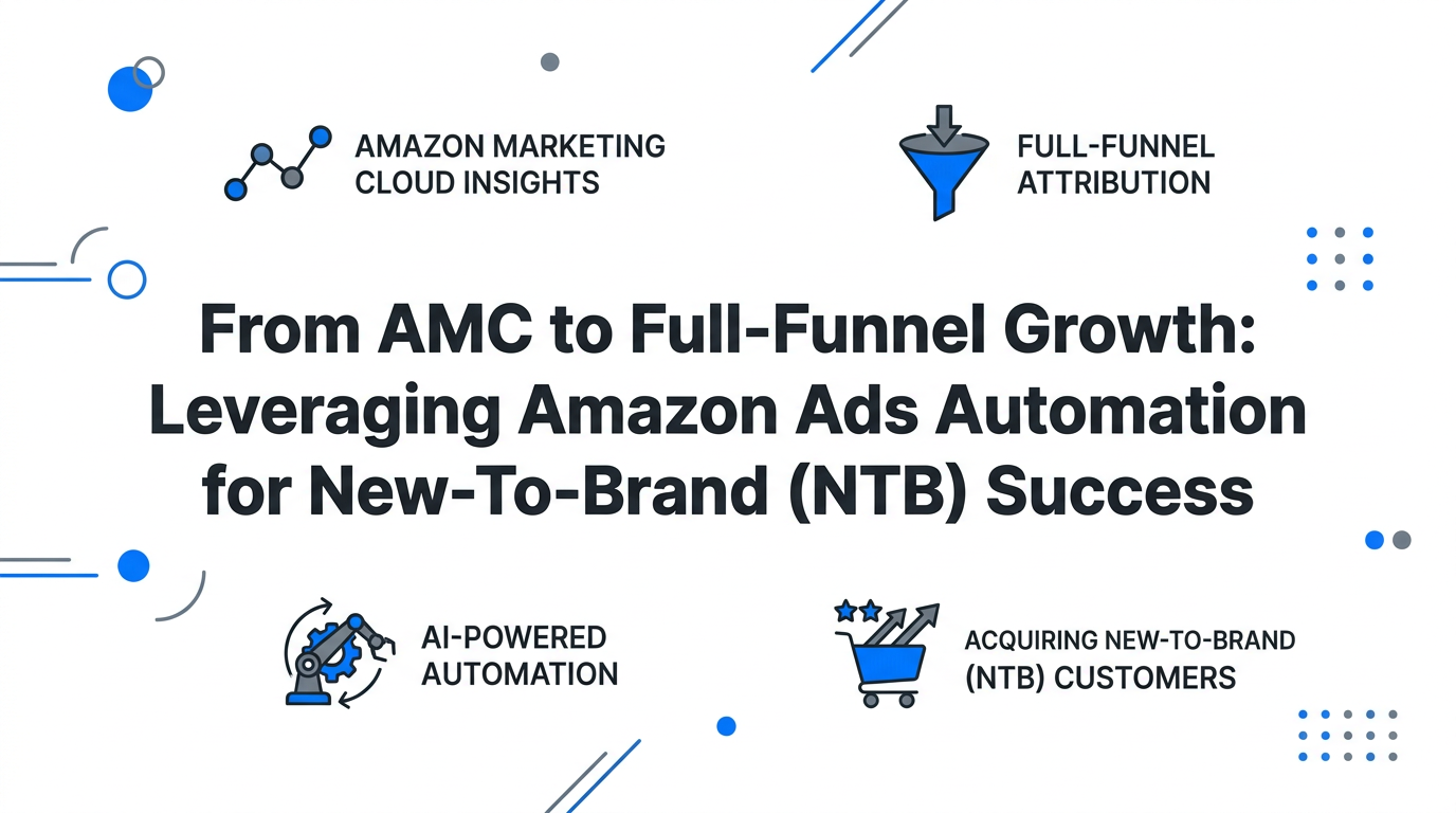 From AMC to Full-Funnel Growth: Leveraging Amazon Ads Automation for New-To-Brand (NTB) Success