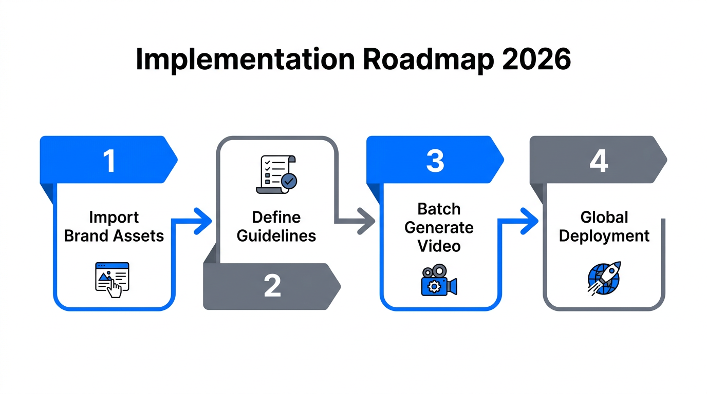 Step-by-step roadmap for implementing Amazon Generative Creative Studio.