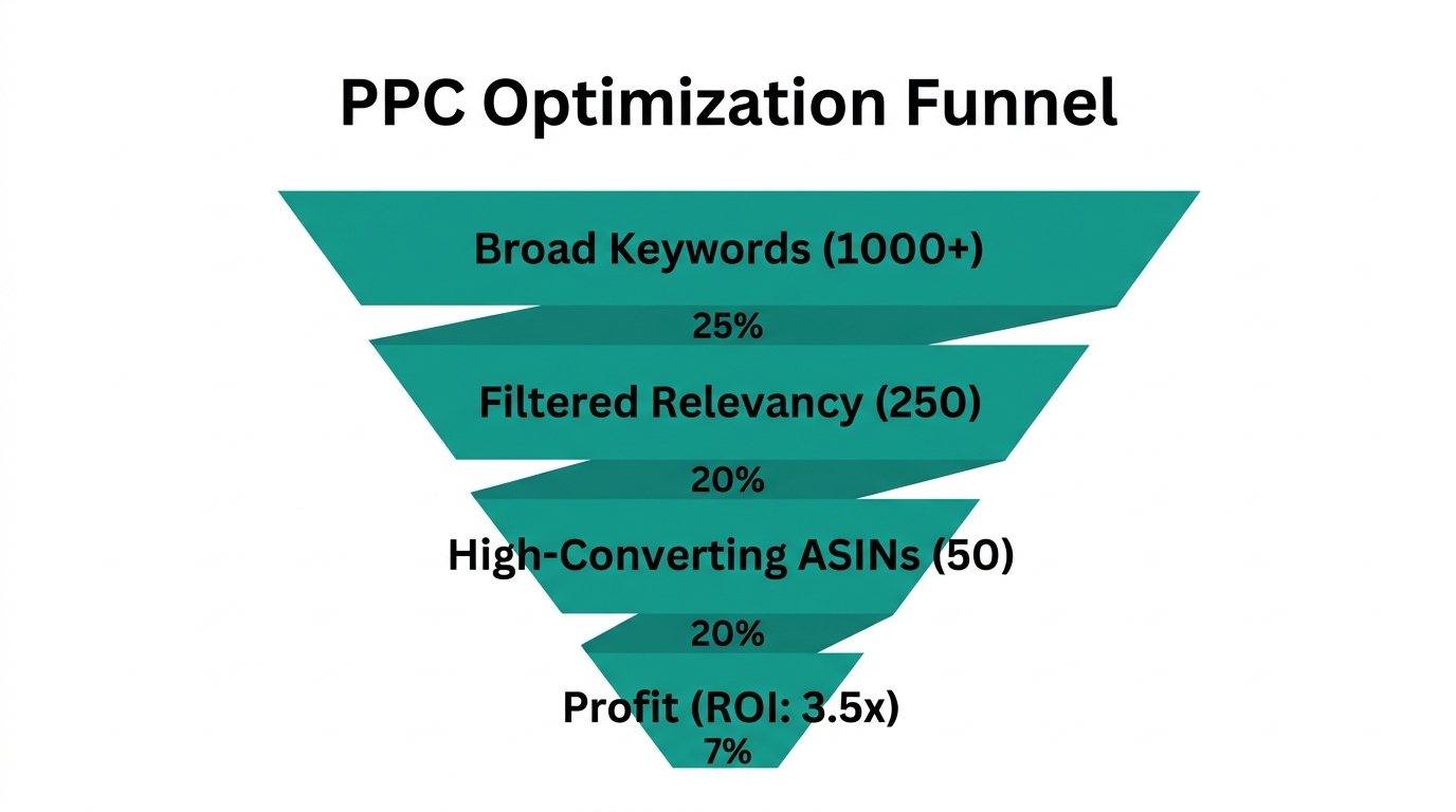 The multi-stage funnel for driving PPC efficiency and ROI.