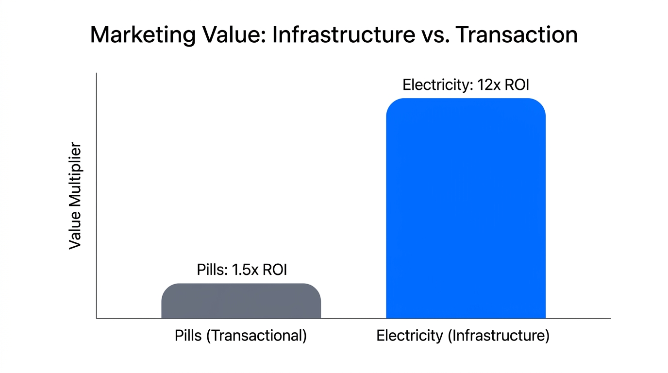 Comparing the long-term ROI of infrastructure-based distribution versus transactional tactics.