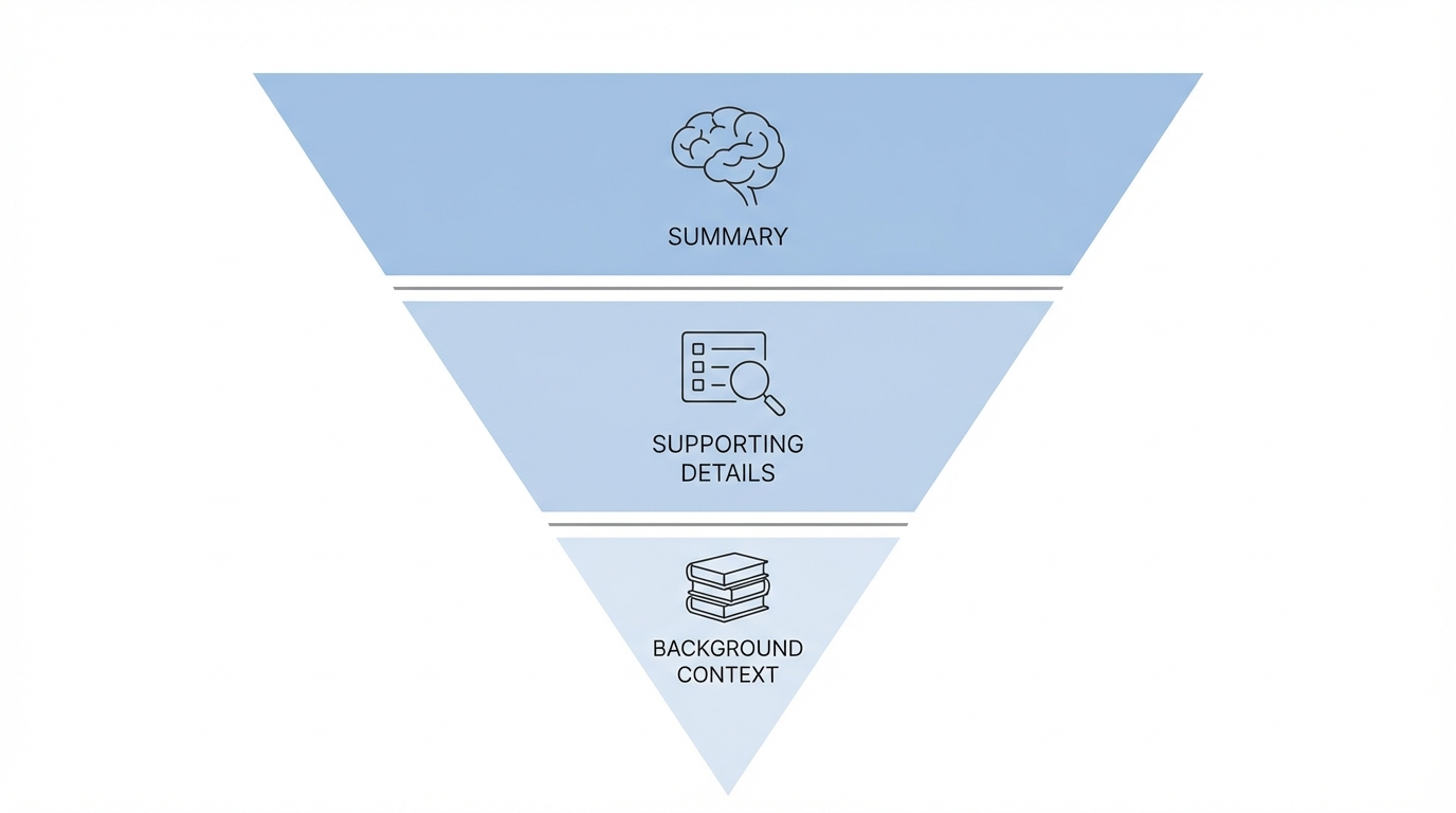 Inverted Pyramid Content Structure