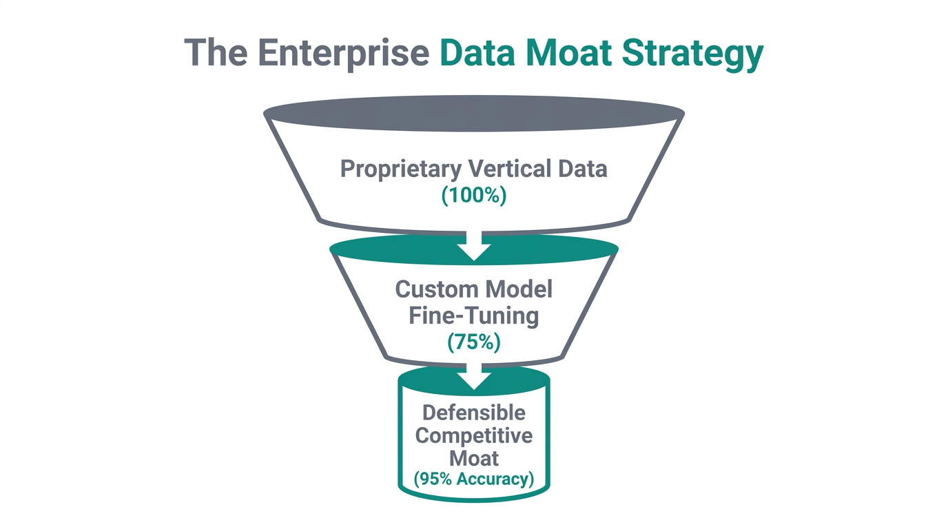How proprietary data transforms into a defensible enterprise competitive moat.