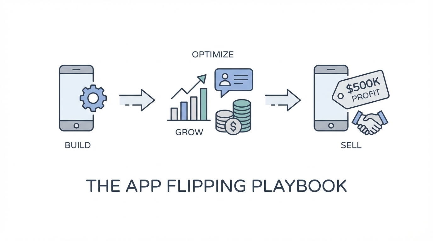 The App Flipping Playbook: How to Build and Sell Mobile Apps for a $500K Profit