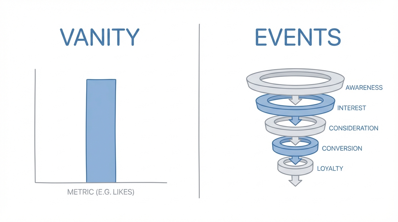 Vanity Metrics Vs Event Analytics