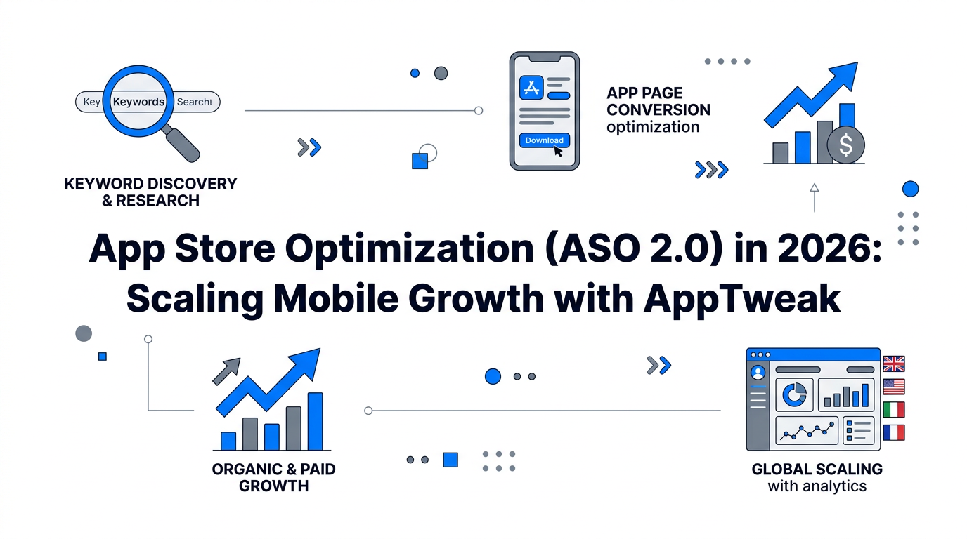 App Store Optimization (ASO 2.0) in 2026: Scaling Mobile Growth with AppTweak