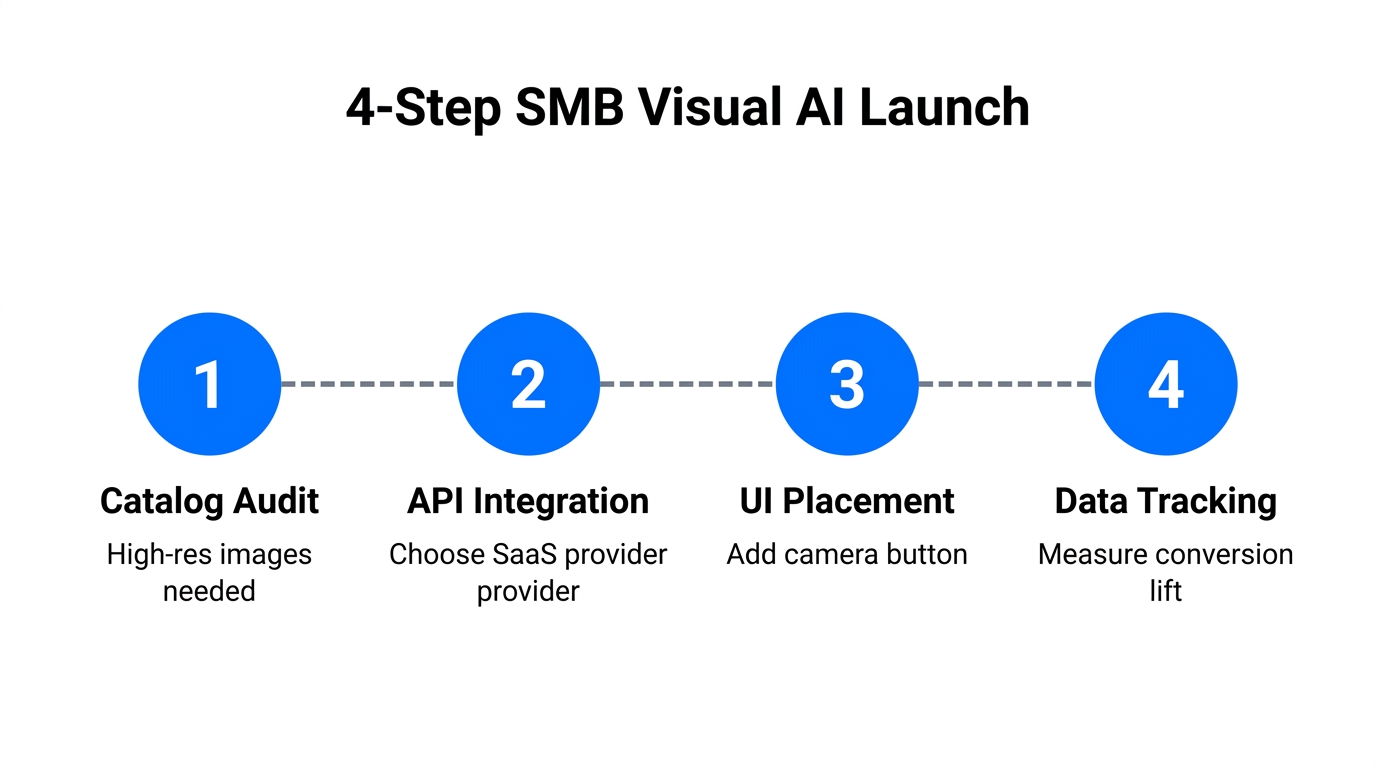 Four-step implementation strategy for small-to-medium businesses.