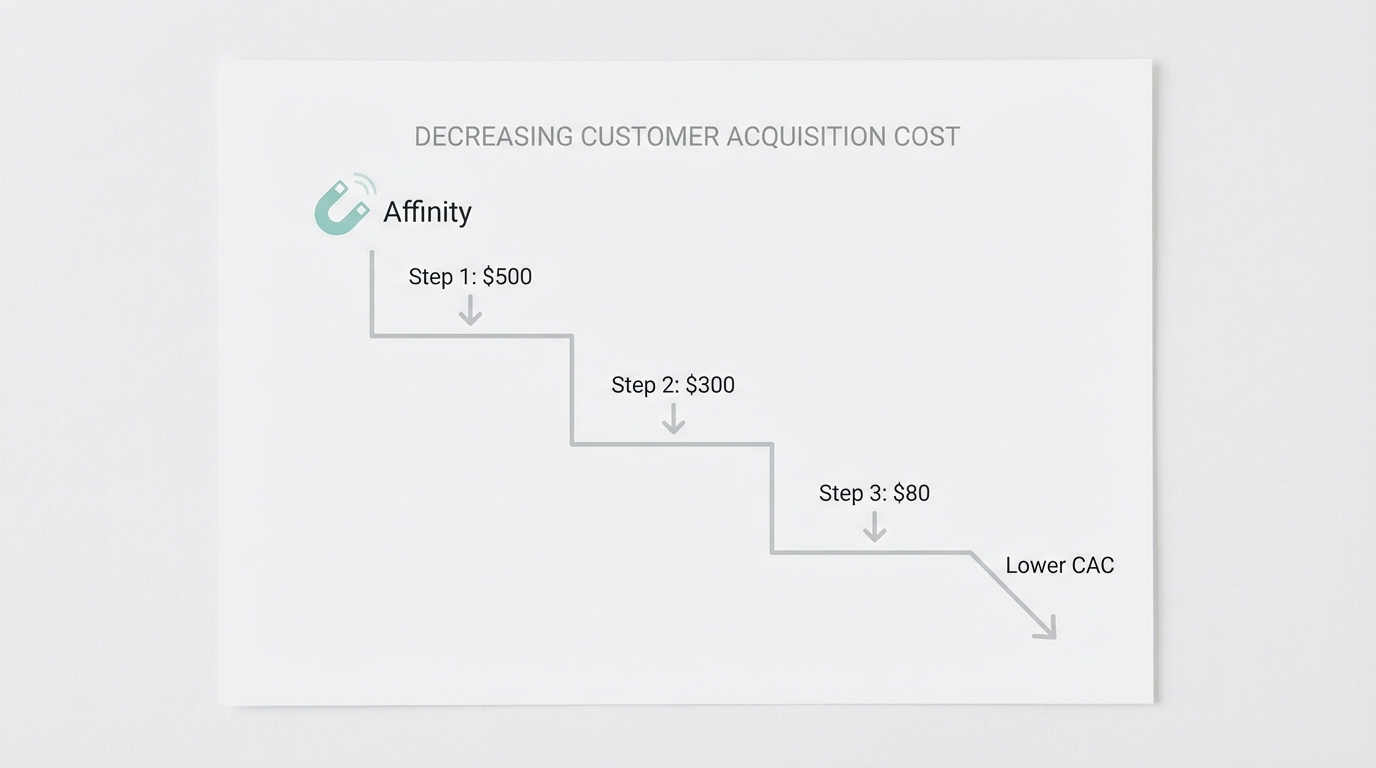 Lowering Cac With Affinity Strategies