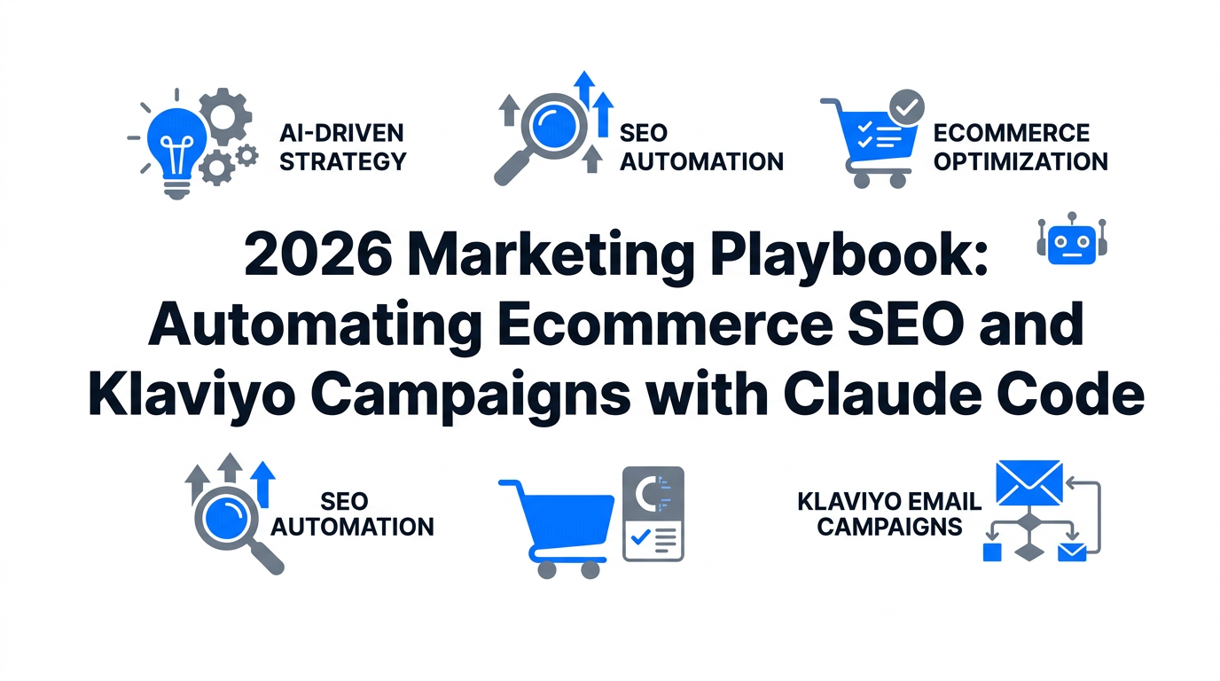 2026 Marketing Playbook: Automating Ecommerce SEO and Klaviyo Campaigns with Claude Code