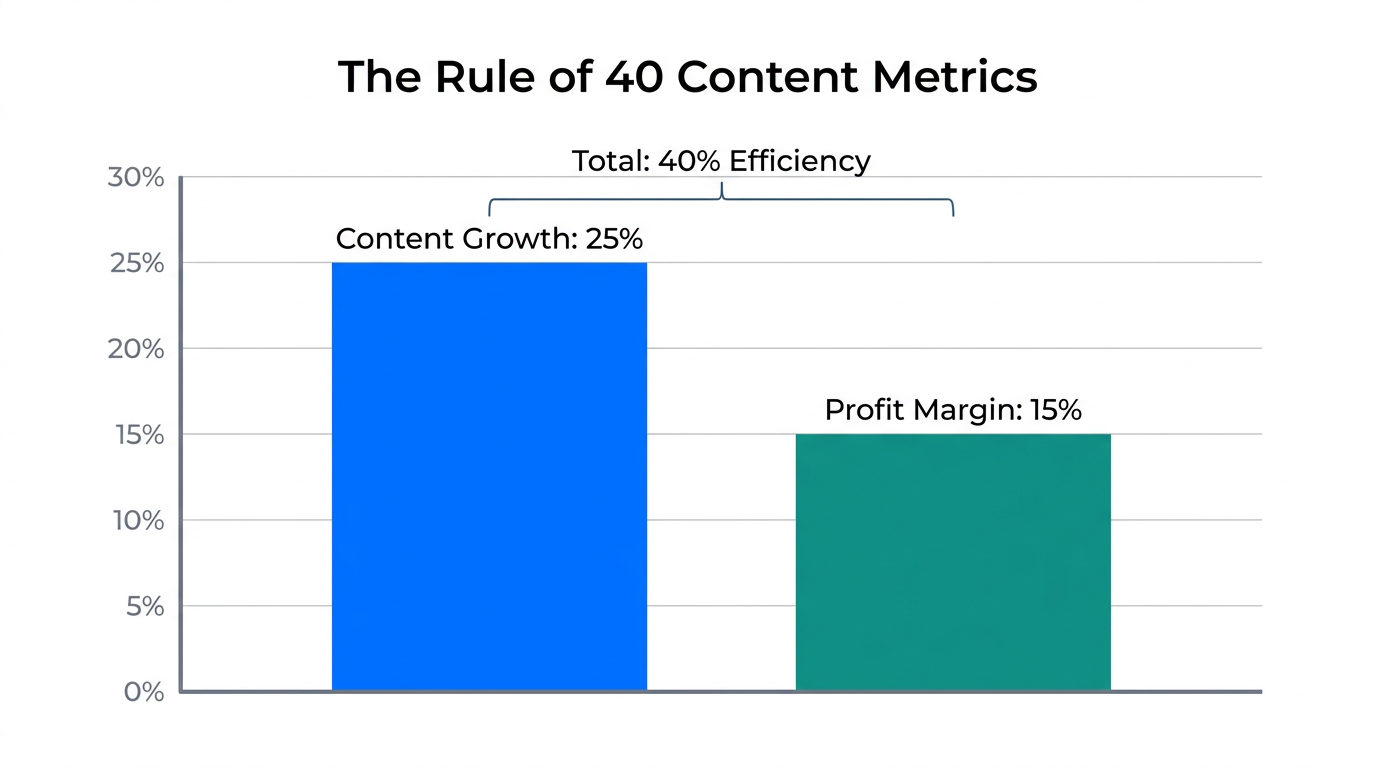 The Rule of 40 formula balancing growth and profitability