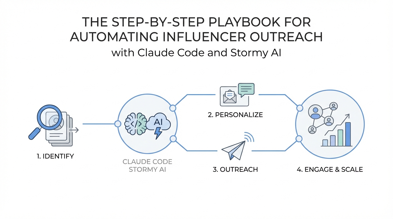 The Step-by-Step Playbook for Automating Influencer Outreach with Claude Code and Stormy AI