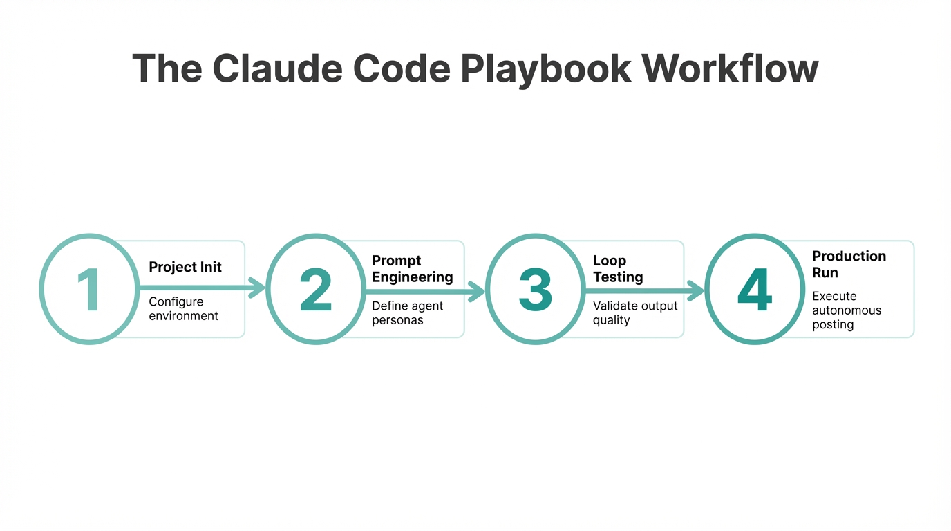 Step-by-step process for deploying content logic via Claude Code.