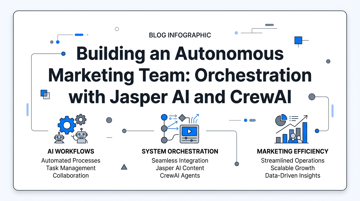 Building an Autonomous Marketing Team: Orchestration with Jasper AI and CrewAI