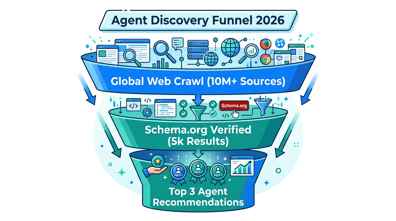 How AI agents filter brand data to reach final recommendations.