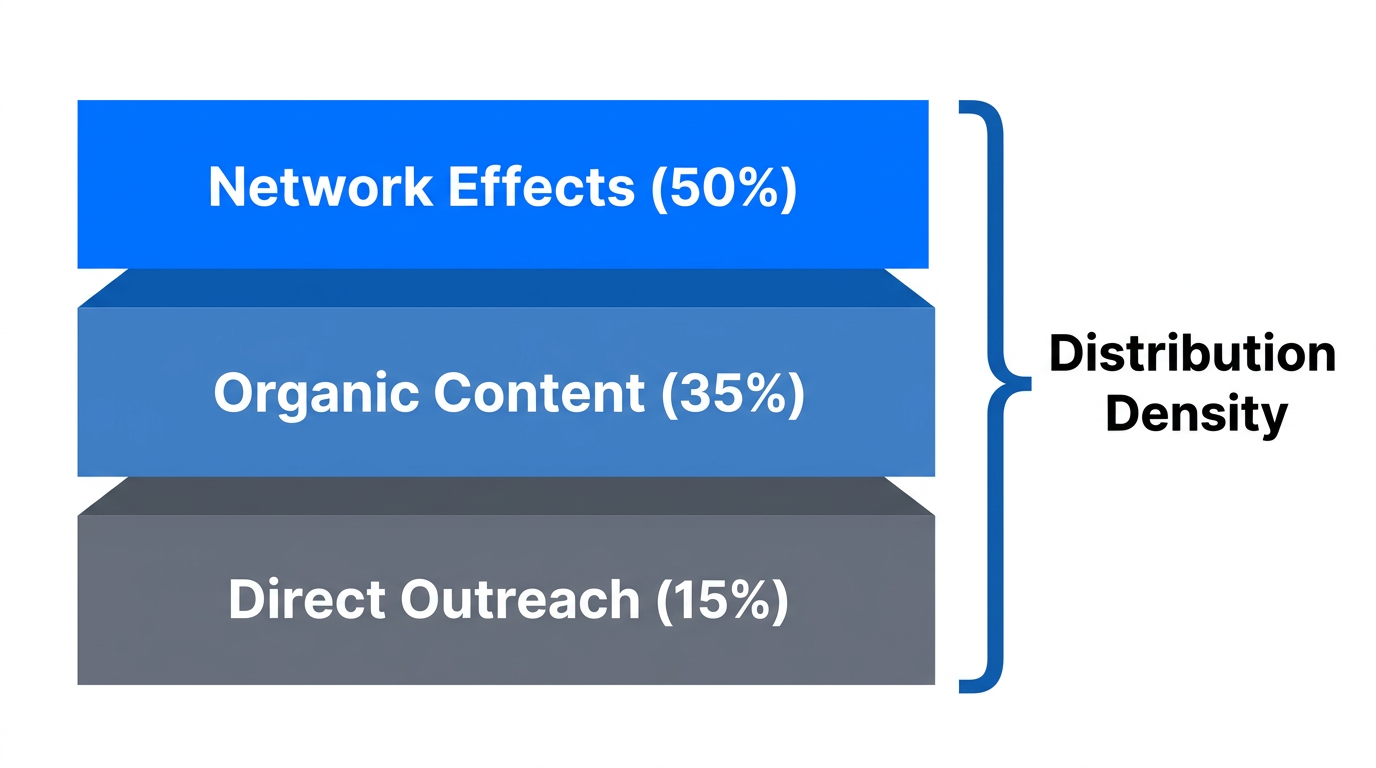 The three layers required to achieve full B2B distribution density.